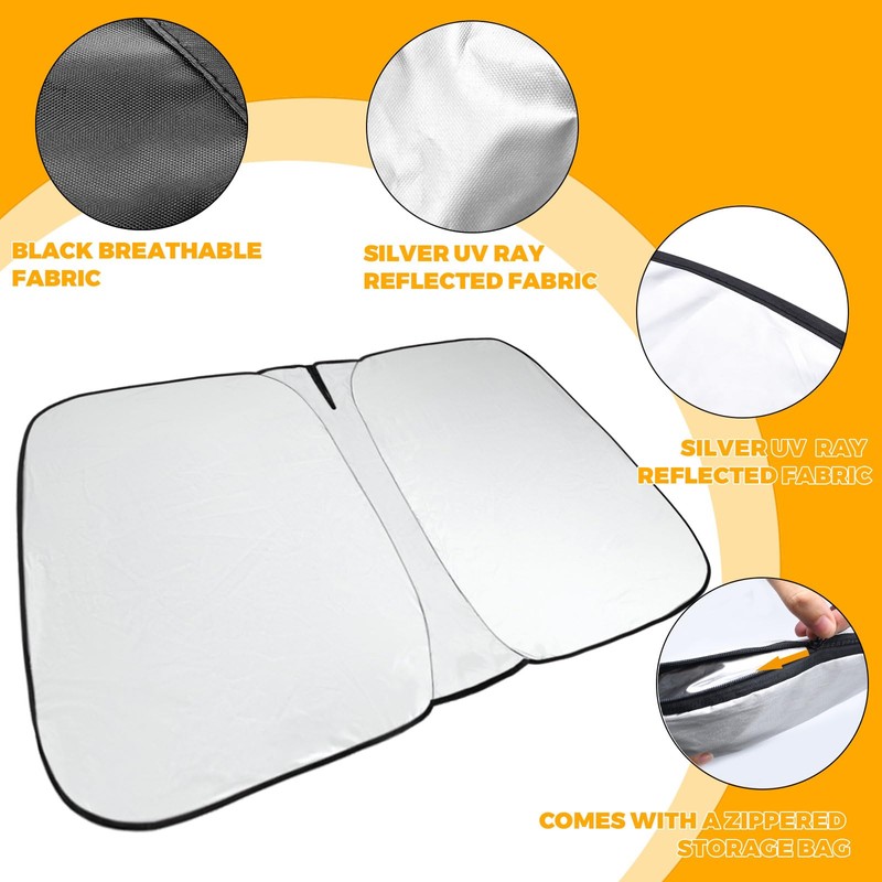 Sunshade for Car Windshield Fit Hyundai Kona 2024 2025 Windshield