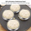 6 PCS Stainless Steel Crumpet Nonstick Pastry Double Rolled Tart