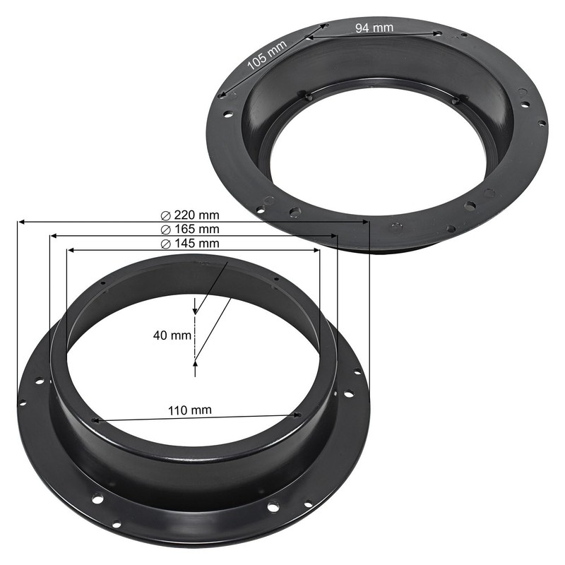 Speaker ADAPTOR / - VW Golf V Rings, T5, Passat