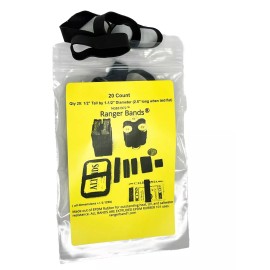 Ranger Bands® 20 Count Heavy Duty EPDM Rubber Tactical Bands Survival Gear USA