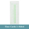 ALGLEA 500PCS Time Cards for Employees Weekly, 1 Sided Time