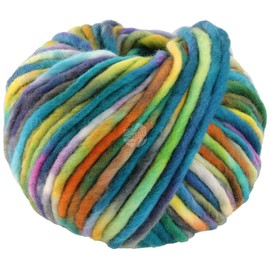 LANA GROSSA Confetti Finger Thick Merino Wick Yarn with Speckle Print, Hand Knitting Yarn Made of 100% Virgin Wool (Merino), 100 g Wool for Knitting and Crocheting, 50 m Yarn
