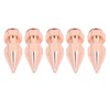 5Pcs Clothing Spikes 8x26mm Hex Rose Gold Strong Copper Punk