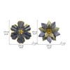 Metal Flower Ornament Wall Art Iron Flower Pendant for Home