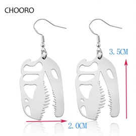 Dinosaur Dangle Earrings T-Rex Skull Dinosaur Animal Earrings Gift For Dinosaur Lover
