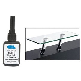 CRL UV604 Medium Viscosity UV/Visible Light Adhesive - 30 grams by CR Laurence