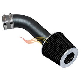 RW SERIES - MATTE BLACK PIPE GRAY - SHORT RAM INTAKE Compatible For 97-03 Dodge Durango/Dakota 3.2L & 3.9L & 5.2L & 5.9L
