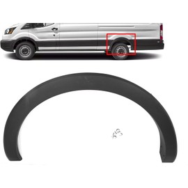 MJD AUTO PARTS Replacement for Ford Transit 150 250 350 2015-2023 Rear Quarter Panel Wheel Flare MOLDING Trim (Left Driver Side Rear)