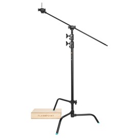 Flashpoint 40" Quick Sliding Leg C-Stand Kit with 2.5" Grip Head & 40" Grip Arm (Black)