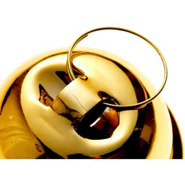 TRUSCO GSZ500-3 Bell Diameter 2.0 inches (50.0 mm), Gold Color, Pack of 3