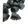Rubber Silicone Push-in Bumpers - 3/8' OD x 3/16' H
