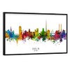artboxONE Poster with Black Frame 45 x 30 cm Cities