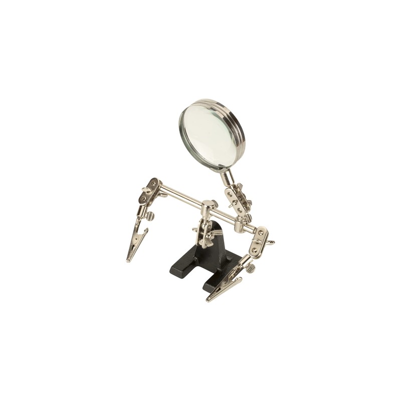 Salki 8500090 – Arm Stand Magnifying Glass Soldering Iron