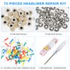 Adiwo Car Headliner Repair Kit,72 Pcs Car Roof Headliner Repair