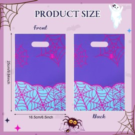 Eccliy 30 Pcs Birthday Party Favors Bags Cartoon Candy Gift Bags for Theme Party Decorations Baby Shower Goodie Supplies(Ghost Spider)
