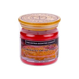 The Extra Scented Candle. Designed to Completely Eliminate Tough Smoke Odors. All Natural Luxury 3 Cotton Wick Candle. Made from Premium Soy Wax and Infused with Concentrated Essential Oils.