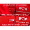 Unbranded 2007-2018 JEEP WRANGLER JK HINGE COVERS PAINTED TO MATCH