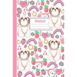 Notebook: Cute Gift For Havanese Dog Lovers - 110 Pages - 6 X 9 Inc