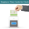 200PCS Time Cards for Employees, 2-Sided, Monthly Time Cards for