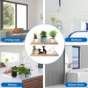 4 Pcs Heavy Duty Floating Shelf Brackets for Shelves L