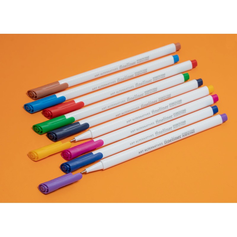 Art Alternatives Fineline Pen, Dark Grey - 0.4mm nib -