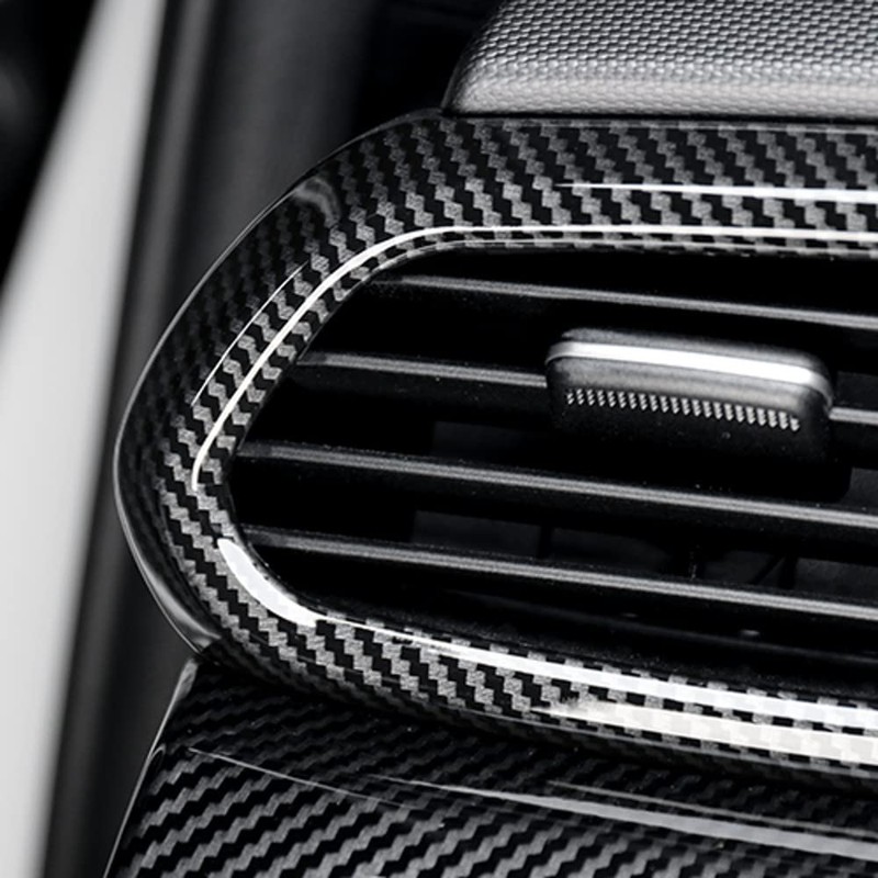 JUIVEEL Carbon Fiber Style Car Front Side Air Outlet Vent