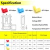 smseace 91pcs Right Angle Spade Connectors with Flag Terminal Crimper