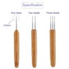JFFX 3 Pcs Dreadlock Crochet Hook for Hair, Dreadlock Needle