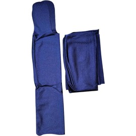 Ranch Hand Horse Mane Bags - Protect Horse's Mane from Wind, Sun & Mud - Prevents Tangles, Rubbing Out and Breakage - Made with Nylon - Easy to Use and Washable - Set of 6 (Dark Blue)