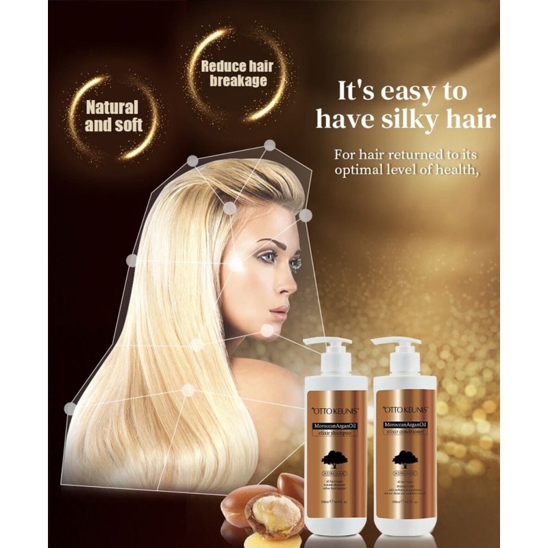 Otto Keunis Moroccan Argan Oil Elixir Healthy Hair Shampoo &