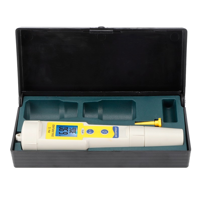 PH Meter Autocorrection Water Quality Tester Portable Waterproof Aquarium Detection