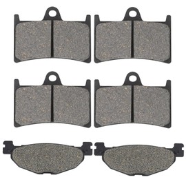 Road Passion Front and Rear Brake Pads Compatible with Yamaha TDM 900 2002-2015 FJR 1300 R/RC/S/AS/T/AT 2003-2005 XV 1900 Roadliner/Stratoliner 2006-2014 XV 1900 Raider/Raider S/SCL 2008-2014