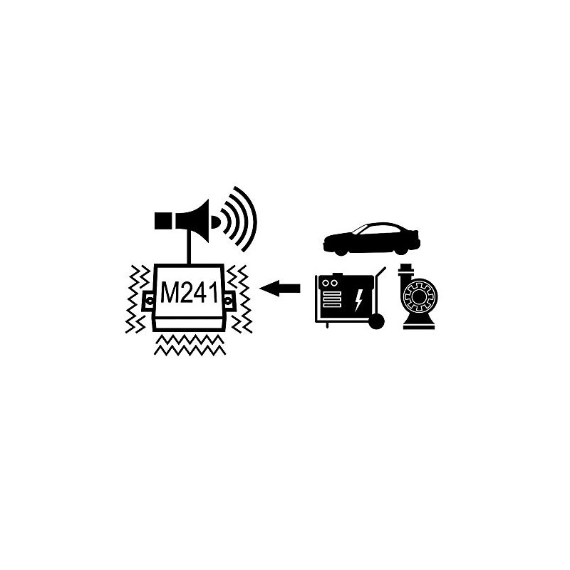 Kemo M241 Vibrating Switch 12V/DC. Vibration-On/Off When Standstill Operating Voltage