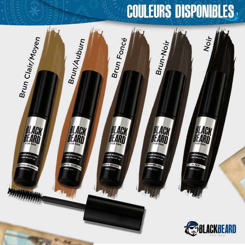 Blackbeard for Men Instant Beard Color – All Day Beard,