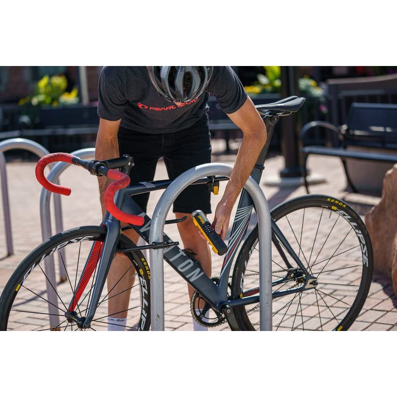 ONGUARD Bulldog Combination U-Lock Cable Combo, Black/Yellow