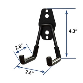 PYBTOOL Heavy Duty Universal Garage Storage Hooks Steel Wall Hooks Garage Garden Tool Organizer Universal Hanging Wall Hooks Steel Garage Garden Hooks