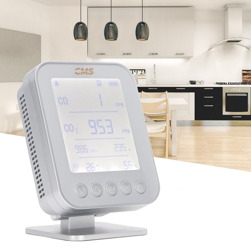 Altitude Pressure Detector 6 in 1 Multifunction USB Charging CO