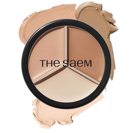 THESAEM- "El corrector Cover Perfection Triple Pot de THE SAEM: corrector de 3 colores con cobertura total en beige natural