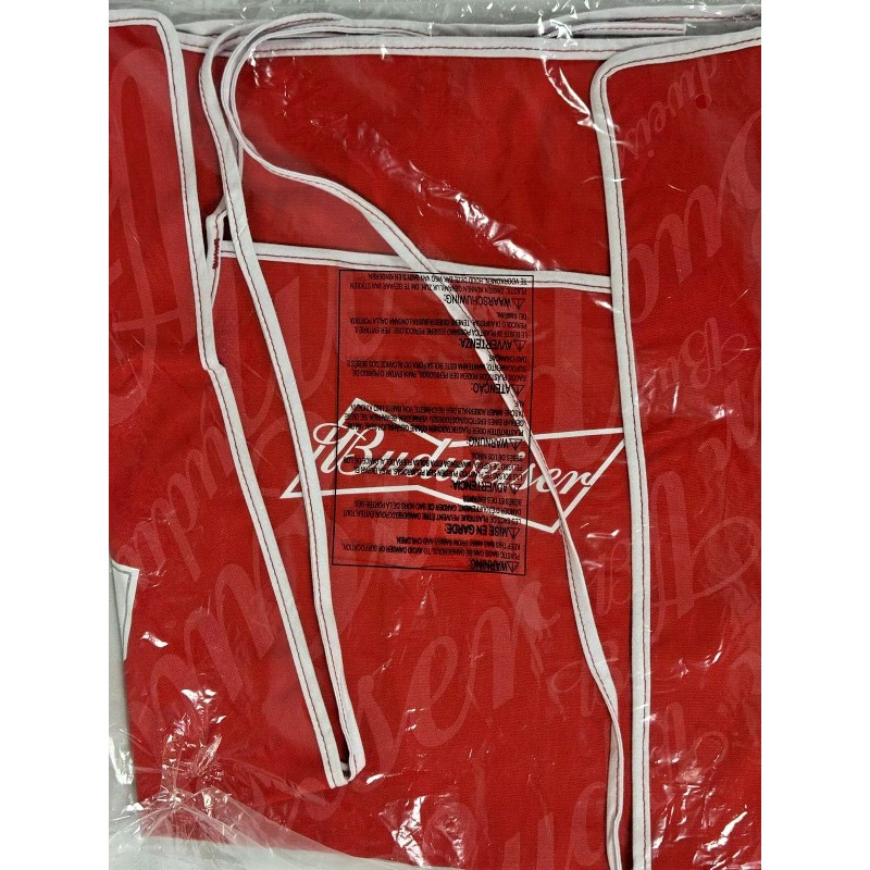Budweiser King of Beers Barbeque Grilling Apron Red New