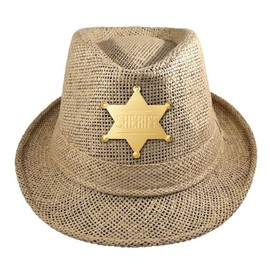 Xanight Sheriff Badges Metal for Kids Girls and Adult, Western Police Vest Badge, Deputy Sheriff Badge, Cowboy Party Decoration Badge 2 Pcs