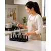 6-Slot Pot Lid Organizer for Kitchen Cabinets – Space-Saving Cookware