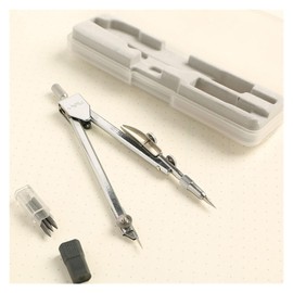 AMONG Drafting Kits Stainless Steel Drawing Compasses Tools Mathematical Geometry Tools Round School Supplies Student Stationery Geometry Tool Set