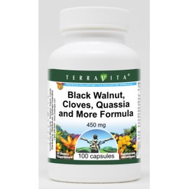 Black Walnut, Cloves, Quassia and More Formula - 450 mg (100 Capsules, ZIN: 510989)