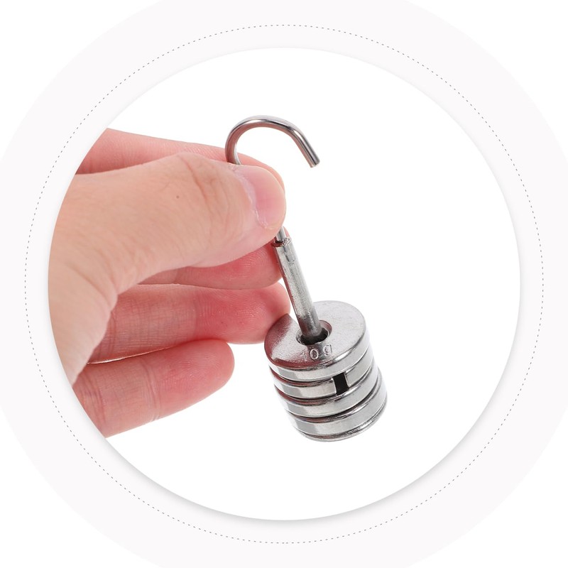 NIYANGLE 2 Sets Lab Slotted Weights Set with Hanger 100g-500g