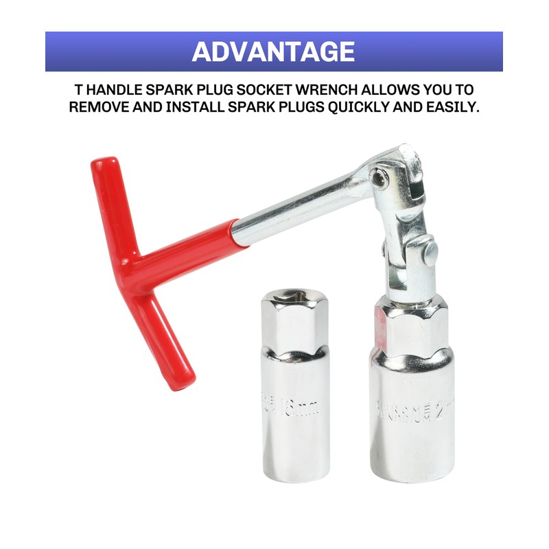Flaconi Automobile Spark Plug Spanner,Spark Plug Socket Wrench,Spark Plug Tool
