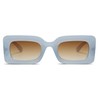 SOJOS SJ2160 Women's Retro Vintage Stylish Colourful Rectangular Sunglasses Festival