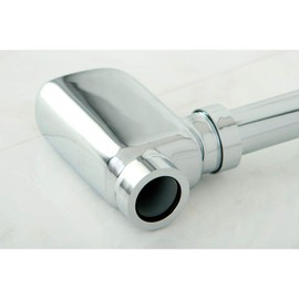 Kingston Brass DD8401 Fauceture Euro Bottle-Trap 12-Inch Vessel Sink Drain, Chrome