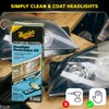 Meguiar's Two Step Headlight Restoration Kit, Headlight Cleaner Restores Clear