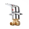 QAVODB 1/2 Shower Cubicle Mixer Brass Shower Valve Diverter Exit