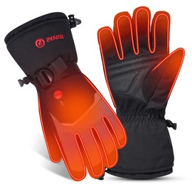 day wolf Heated Gloves, Winter Warm Gloves, Skiing, Mittens for Men and Women, Riding, Hunting, Hiking, Motorcycling, Hand Warmers (Grey, XXL)